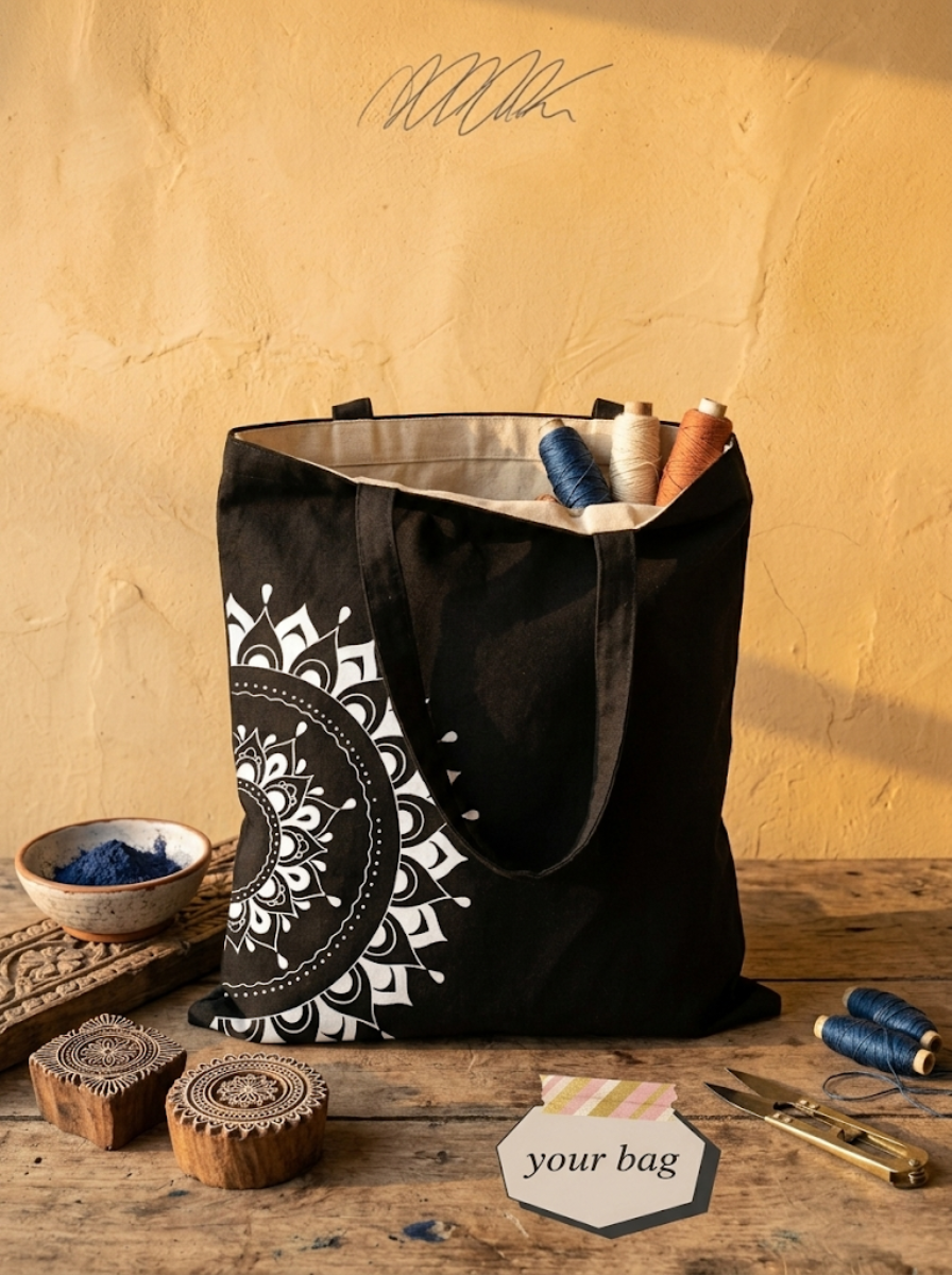 Cotton Tote Bag - Design 56