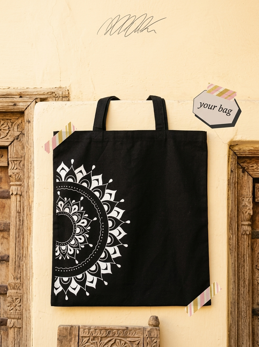Cotton Tote Bag - Design 56