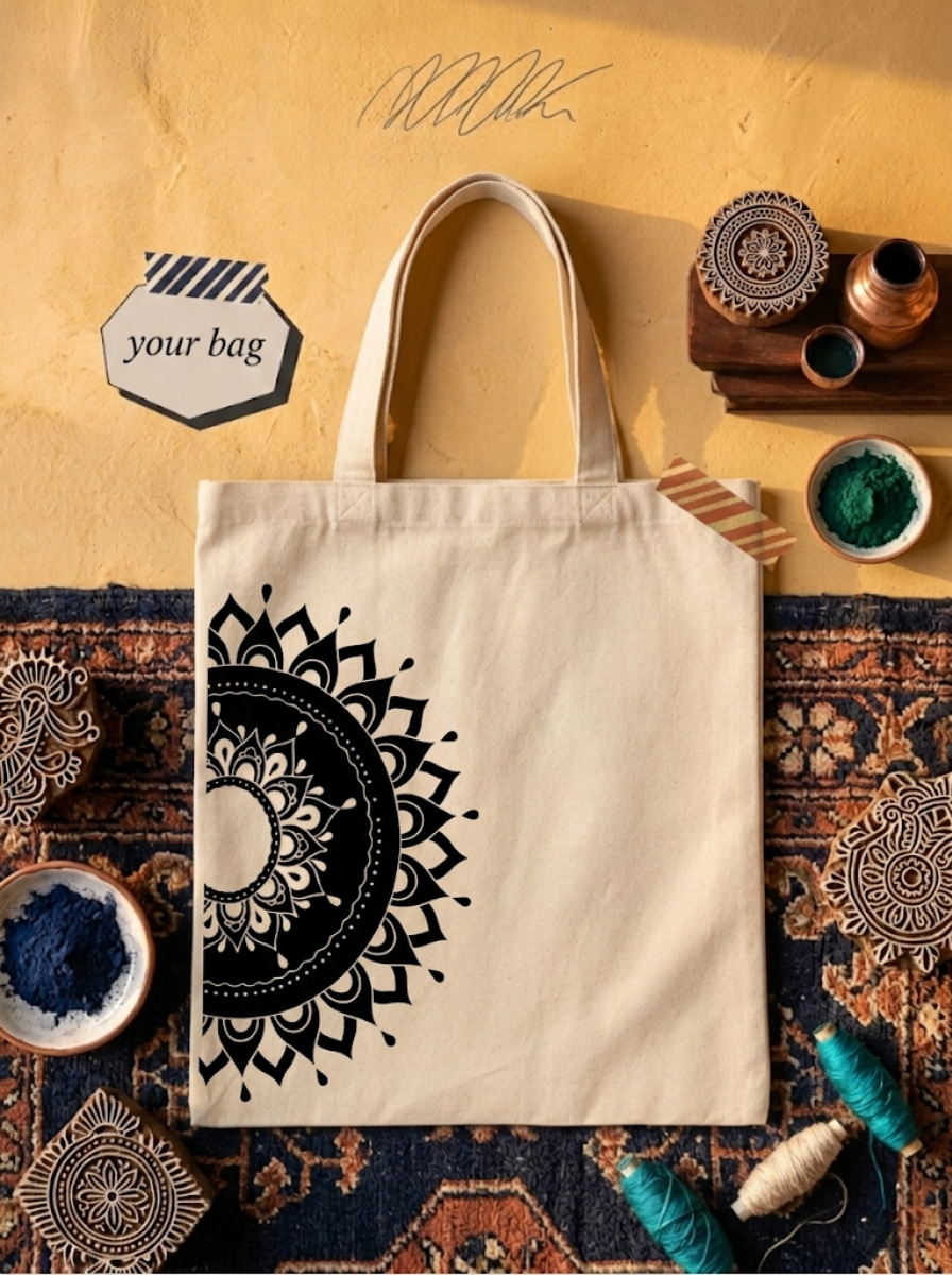 Cotton Tote Bag - Design 56
