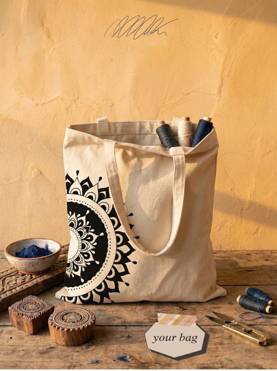 Cotton Tote Bag - Design 56